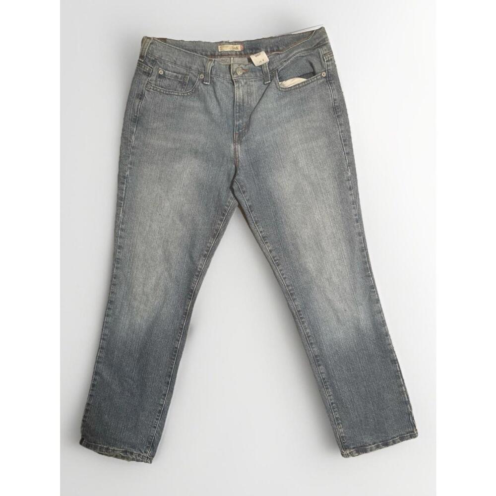 Levi's 505 Jeans Womens Size 12M Straight Leg Regular Fit Blue Denim